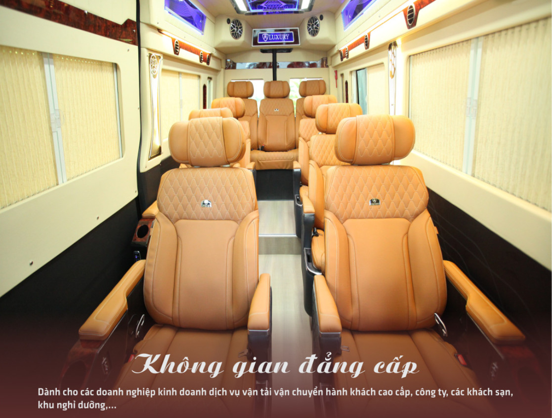 Không gian tiện nghi, sang trọng của Hoàng Phương Limousine sẽ giúp bạn biến hành trình di chuyển thành một phần trải nghiệm đáng nhớ