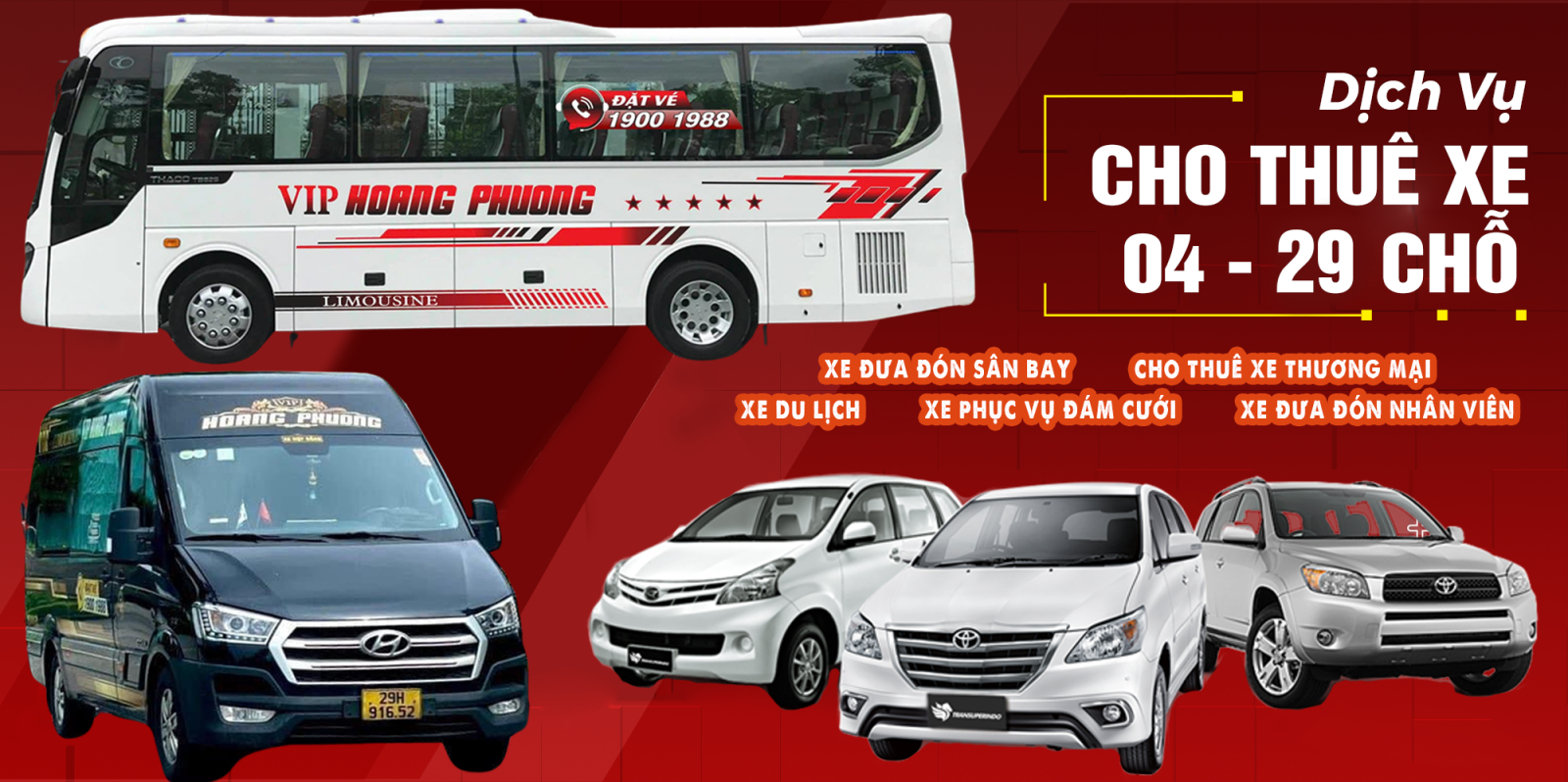 Hoàng Phương Limousine luôn áp dụng mức giá cạnh tranh, minh bạch và không có phụ phí ẩn