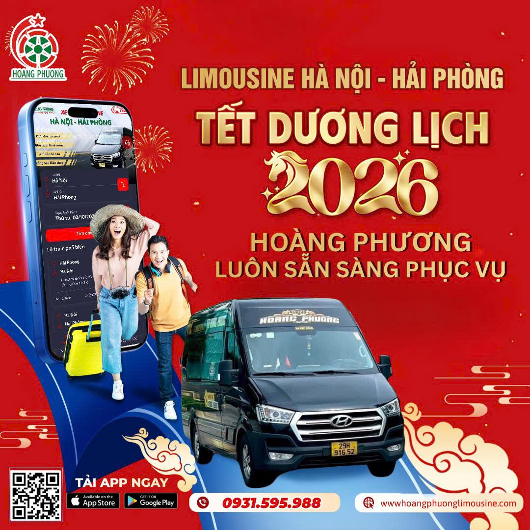 Dịch vụ xe Hoàng Phương Limousine ngày Tết - Di chuyển an tâm trong dịp cao điểm 