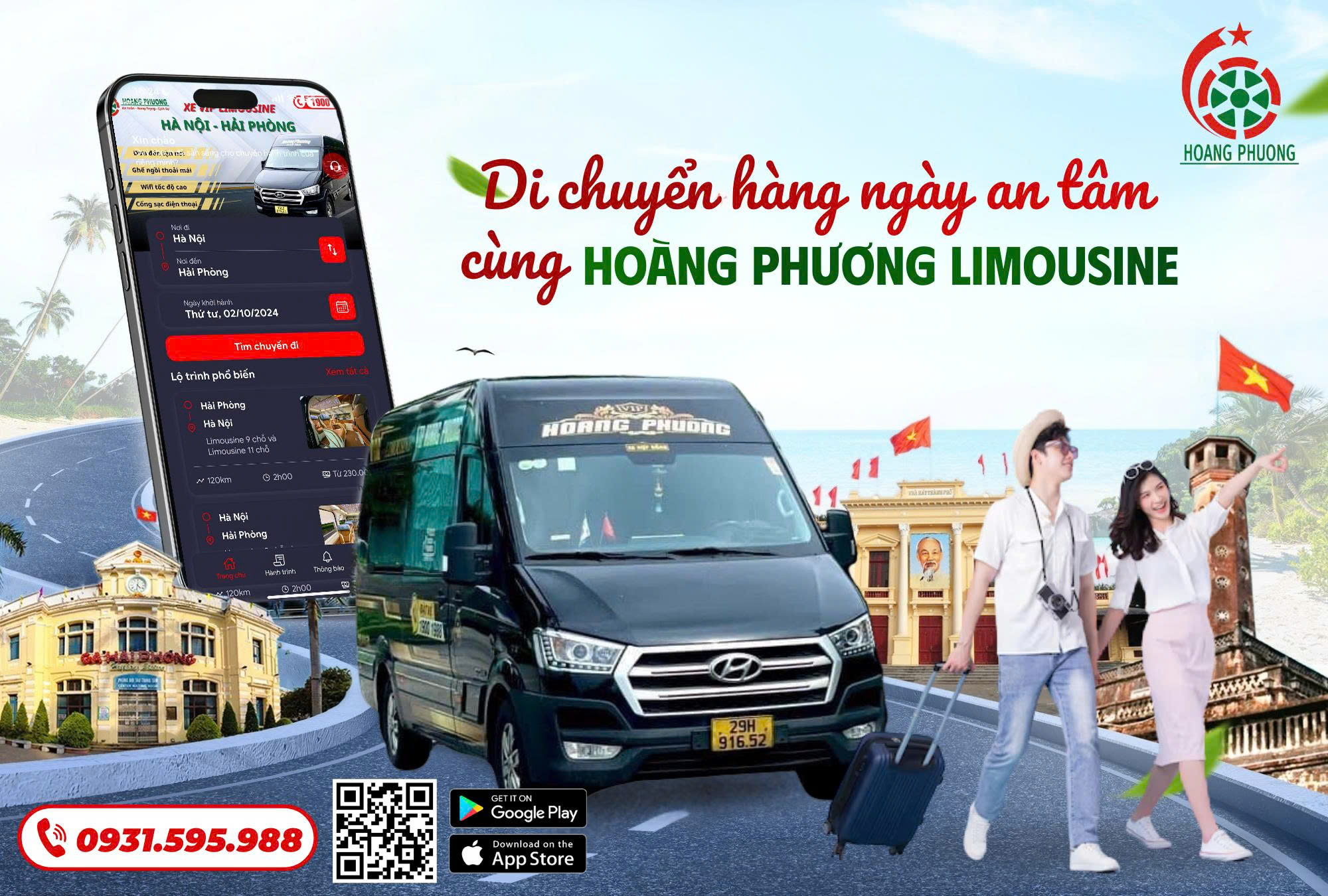 Dịch vụ xe Hoàng Phương Limousine - Giải pháp di chuyển an toàn, tiện nghi mỗi ngày 