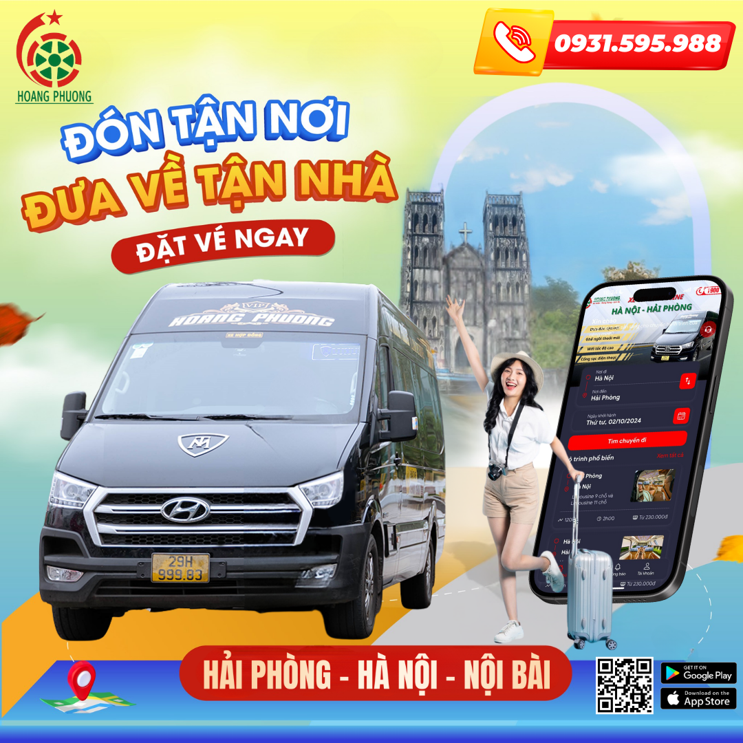 Đón tận nơi, đưa về tận nhà gọi ngay Hoàng Phương Limousine