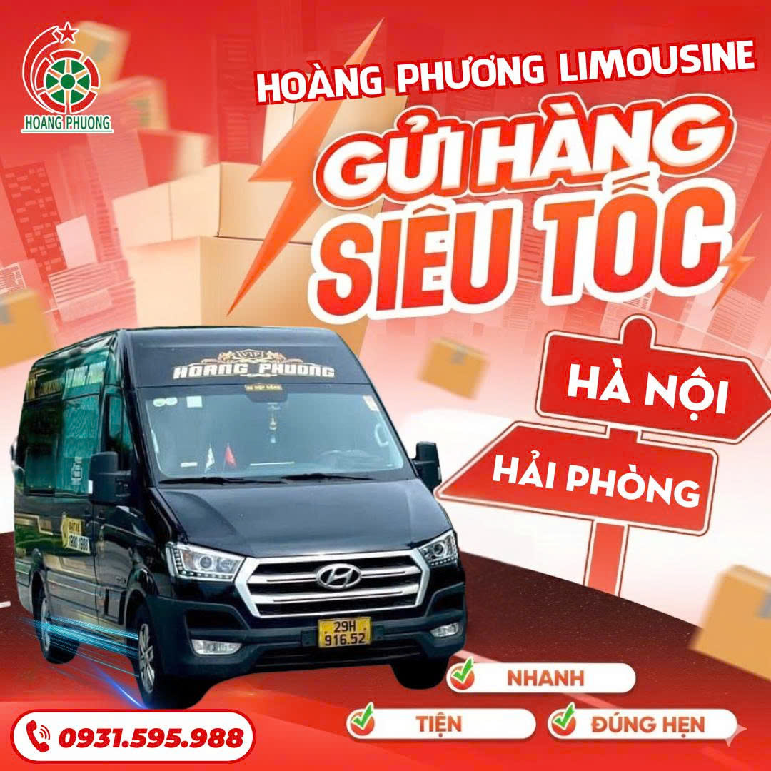 Dịch vụ chuyển phát nhanh Hải Phòng ⇄ Hà Nội uy tín, đúng hẹn cùng Hoàng Phương Limousine 